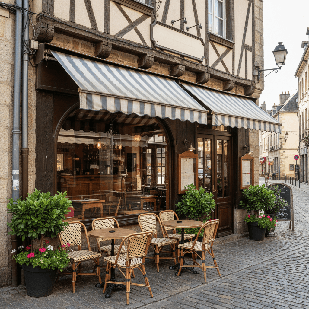 Restaurant 85m² à Rennes : terrasse - licence IV