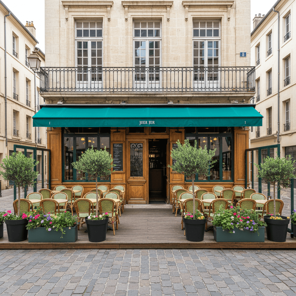 Bar-brasserie 230m² à Montpellier : terrasse - licence IV