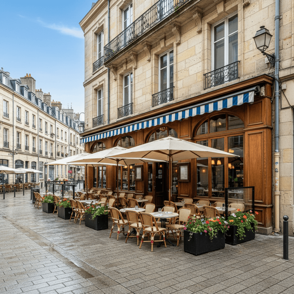 Restaurant à Nantes : terrasse - licence IV