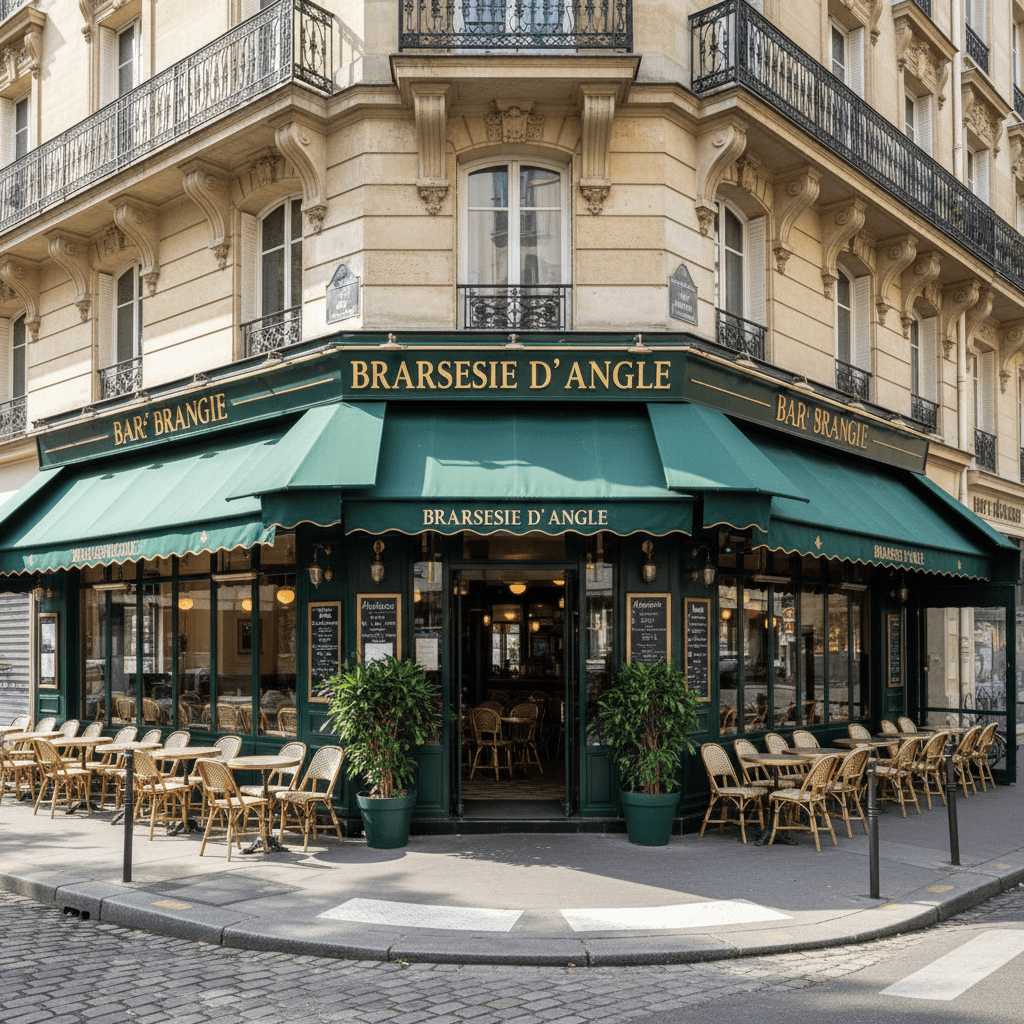 Brasserie d'Angle à Fort Potentiel au Coeur de Paris