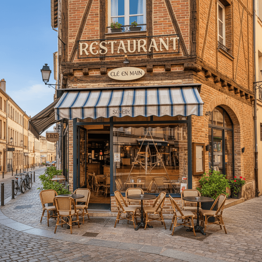 Restaurant 80m² à Toulouse : extraction