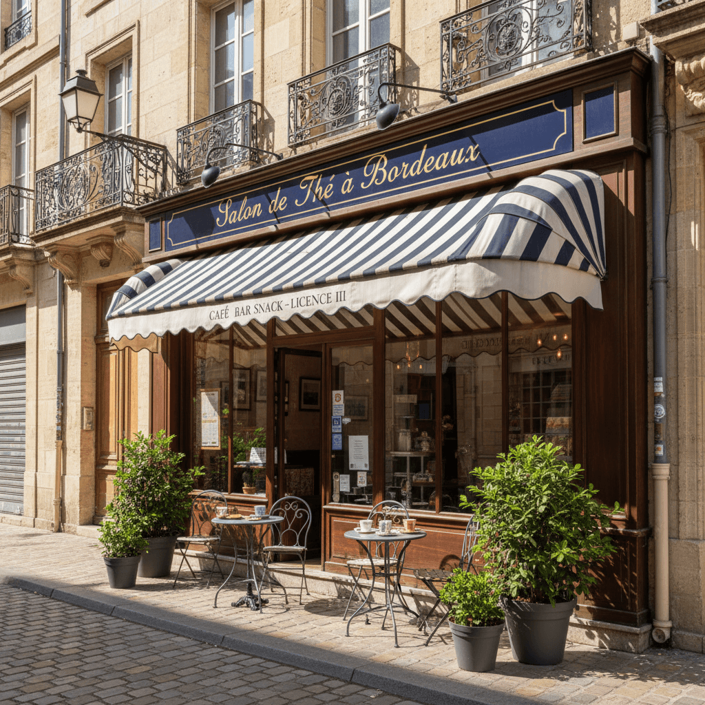 Snack 60m² à Bordeaux : terrasse - licence IV