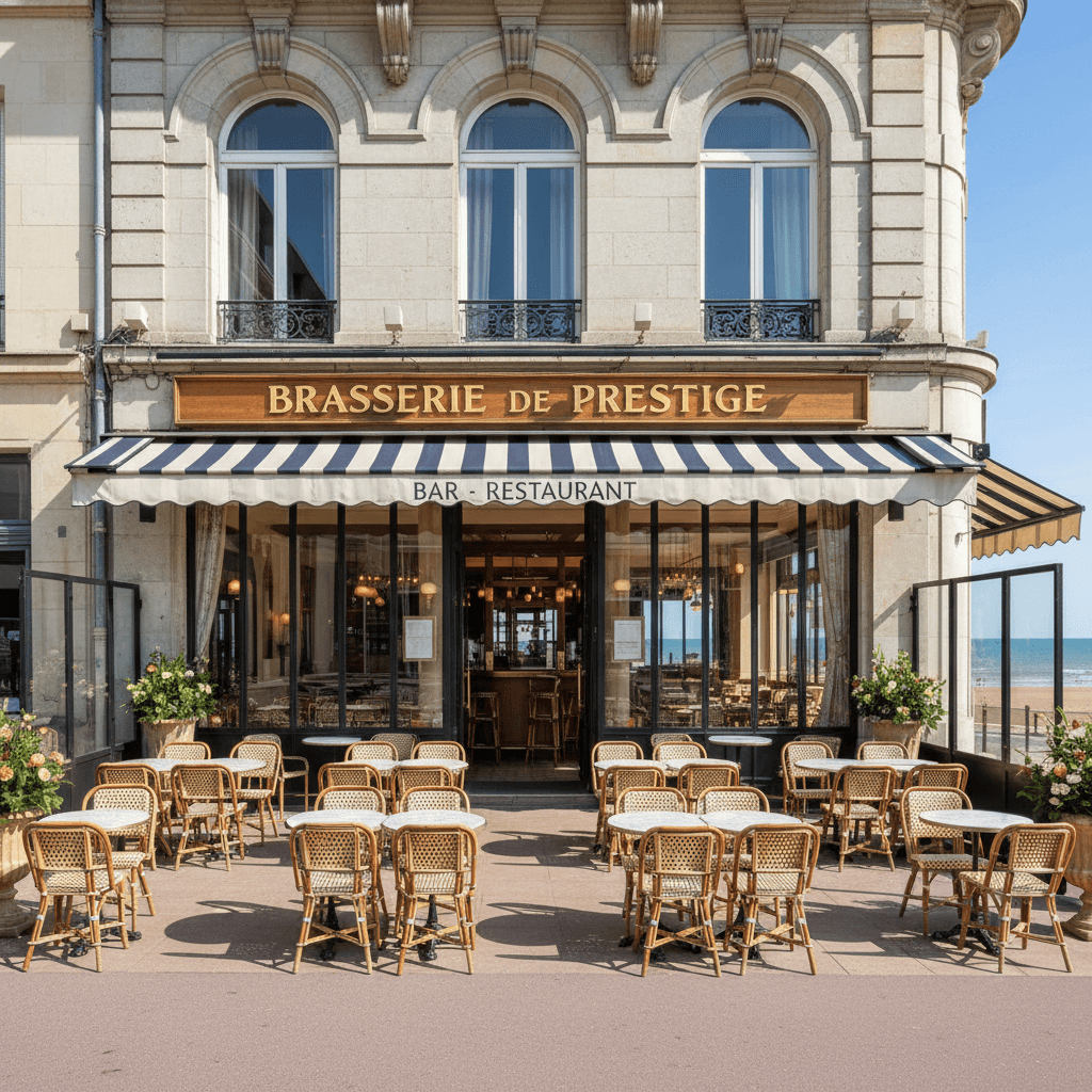 Bar-brasserie 400m² à Nantes : terrasse - licence IV