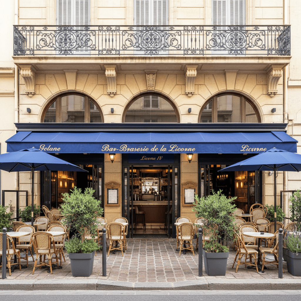 Bar-brasserie à Toulon : terrasse - licence IV