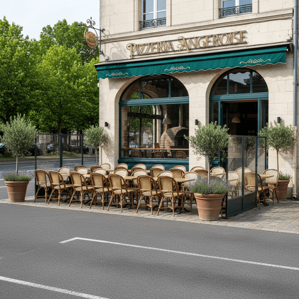 Restaurant 140m² à Angers : terrasse - licence IV