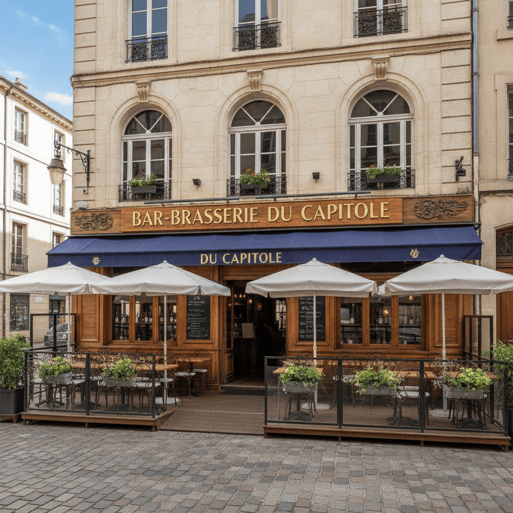 Bar-brasserie 475m² à Toulouse : terrasse - licence IV