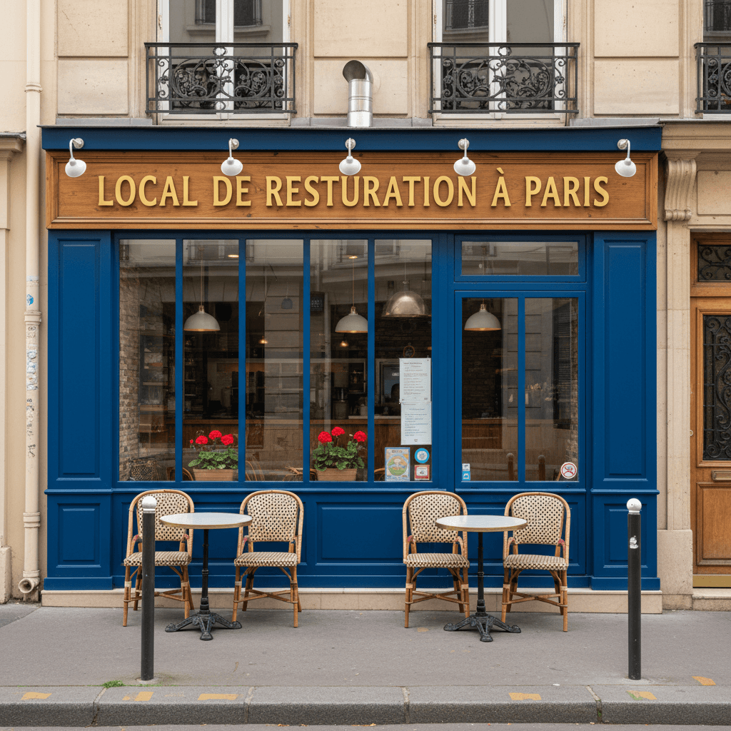 Local de Restauration à Paris - 47 m²