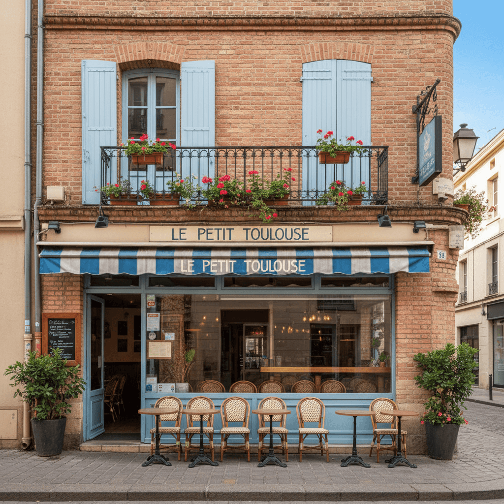 Charmant café-restaurant au cœur de Toulouse
