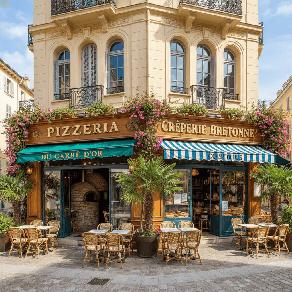 Restaurant à Nice : terrasse - licence IV