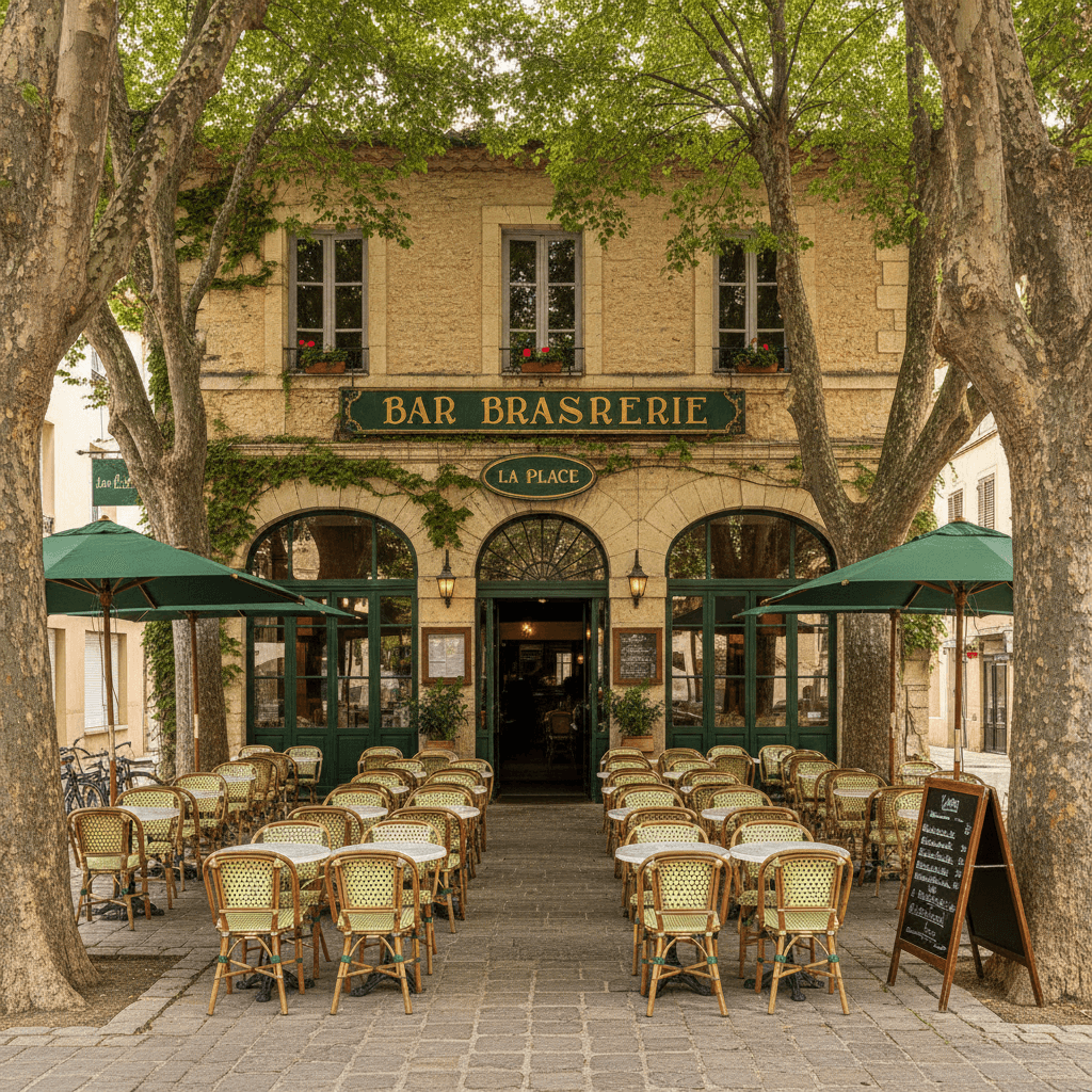 Bar-brasserie à Montpellier : terrasse