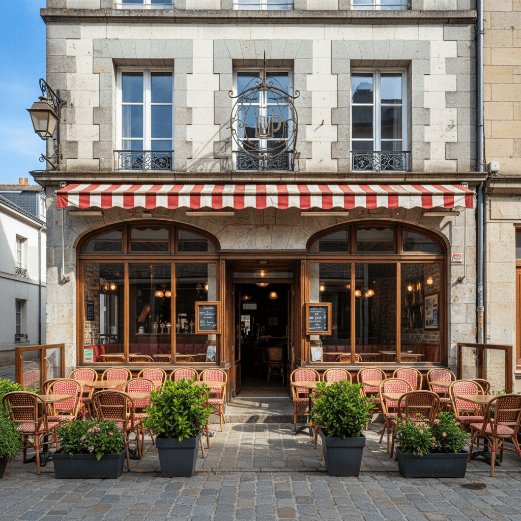 Bar-brasserie à Vannes : terrasse - licence IV