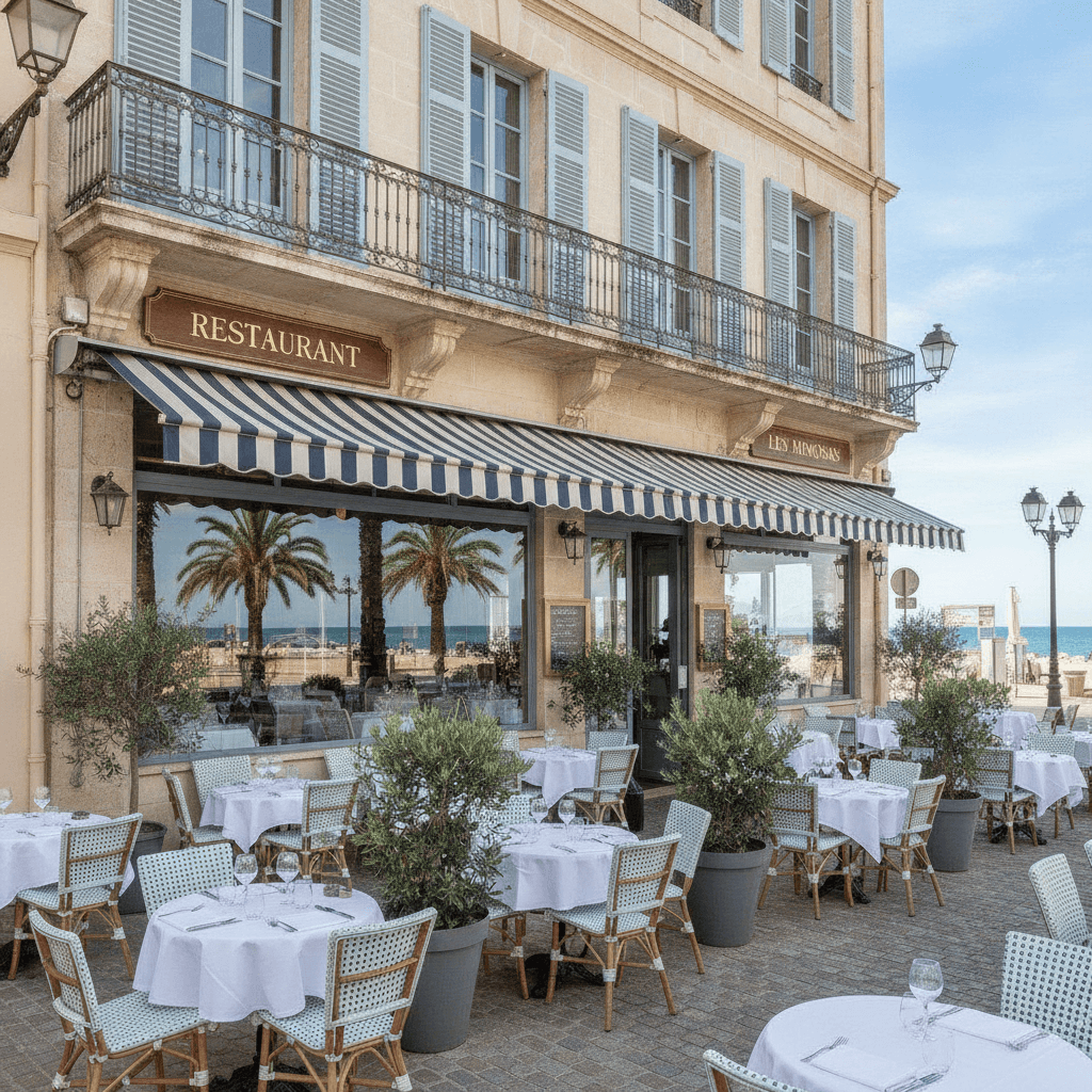 Restaurant 136m² à Toulon : terrasse - licence IV