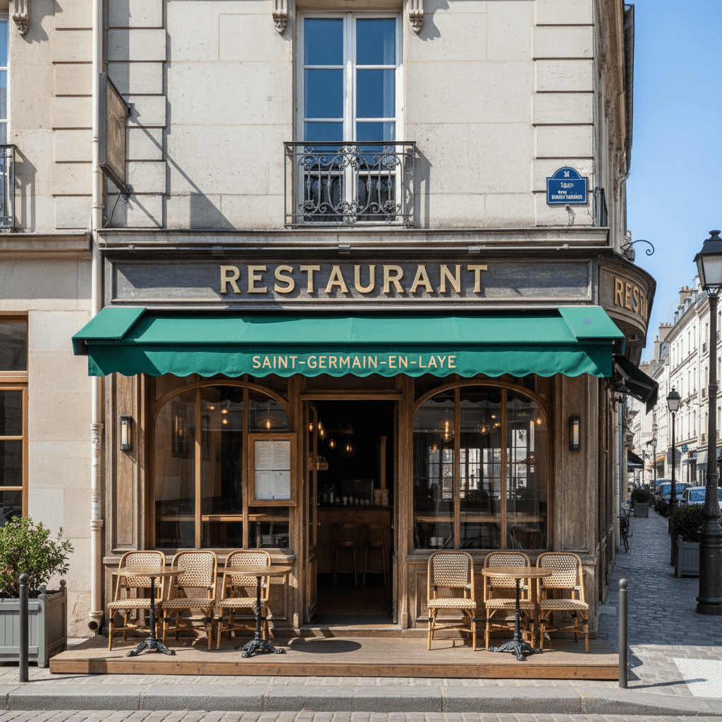 Restaurant 10 couverts à Saint-Germain-en-Laye : extraction