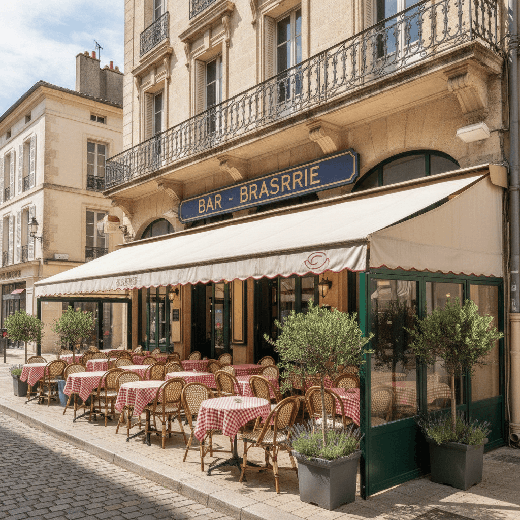 Bar-brasserie 230m² à Manosque : terrasse - licence IV