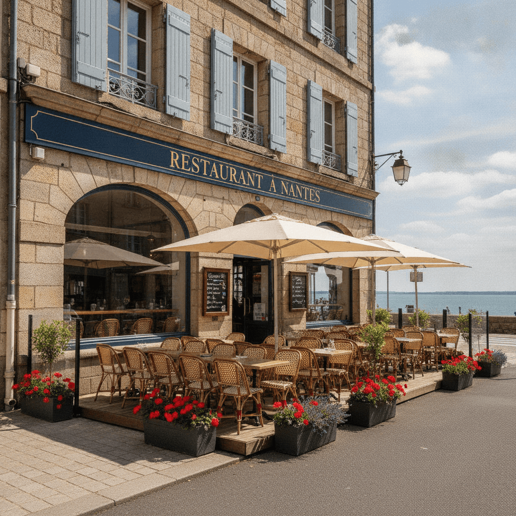 Restaurant à Nantes : terrasse - extraction