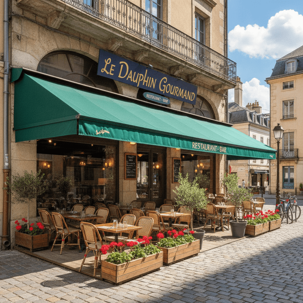 Restaurant 120m² à Grenoble : terrasse - licence IV
