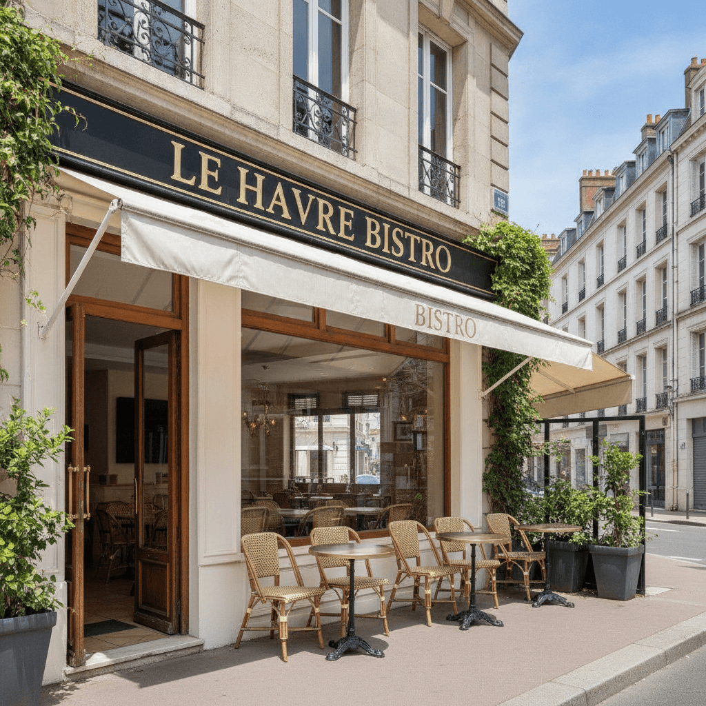 Restaurant 90m² à Le Havre : extraction - cuisine équipée