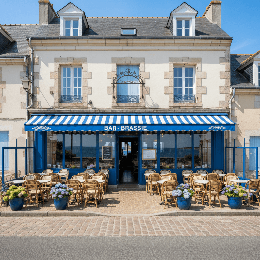 Bar-brasserie à Noirmoutier-En-L'Île : terrasse - licence IV