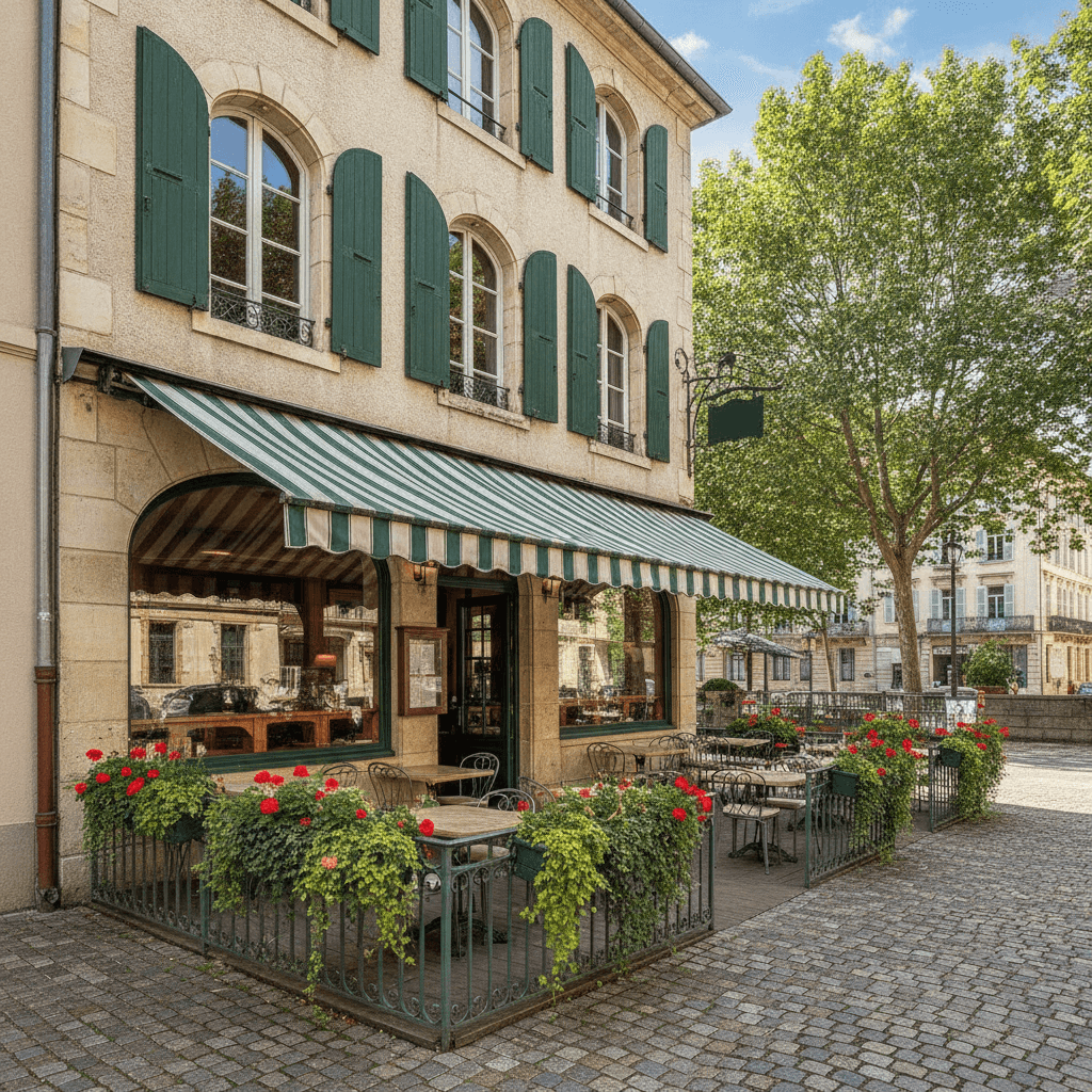 Restaurant 280m² à Annemasse : terrasse - licence IV