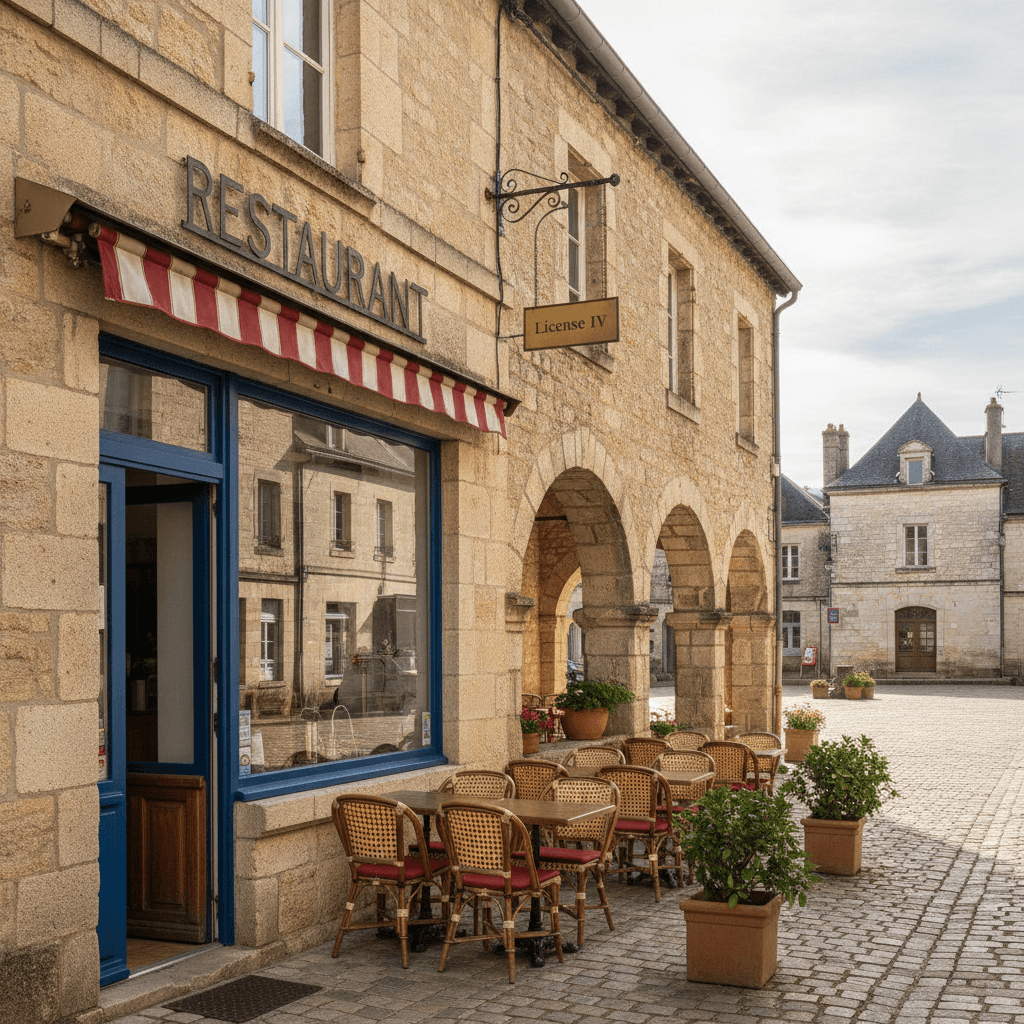 Restaurant 255m² à Sos : terrasse - licence IV
