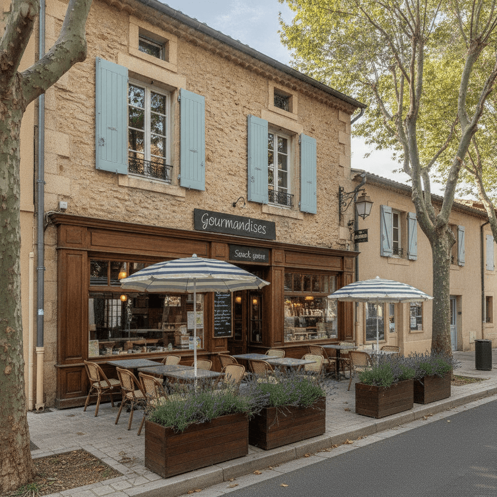 Snack 90m² à Mouans-Sartoux : terrasse - extraction